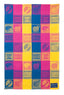 Jacquard Woven Pink Tea Towel