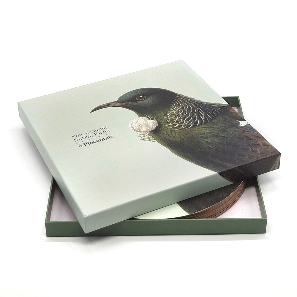 NZ Native Birds Placemats Set of 6