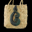 NZ Greenstone Twist with Double Koru - 53mm #36