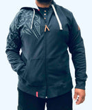 Men's Maori Kowhaiwhai Hoodie - Kia Kaha - SIzes S-3XL
