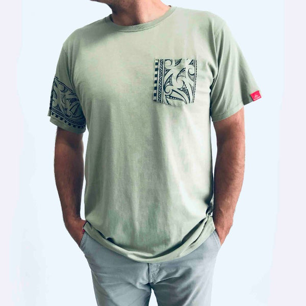 Men's NZ Maori Art Printed Casual Tops main image 1