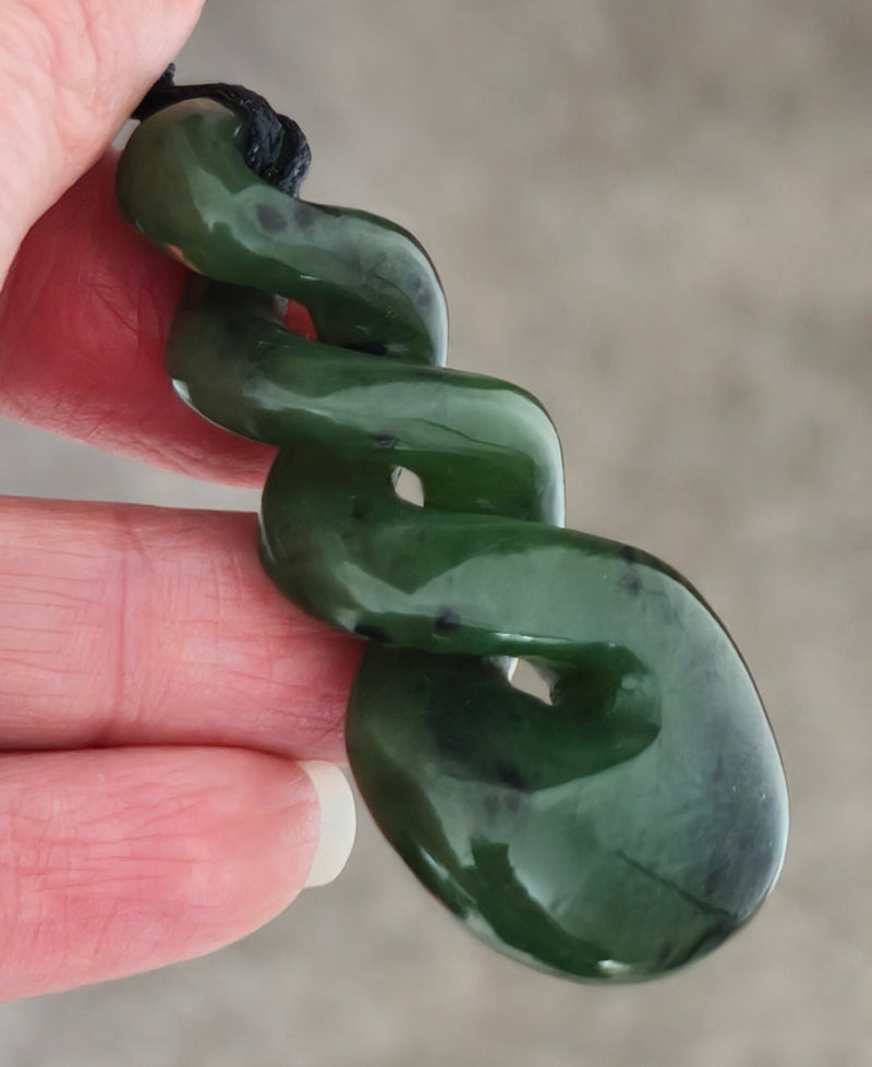 NZ Greenstone Quadruple Twist - 55mm
