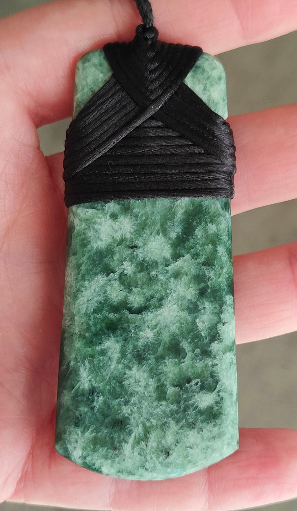 NZ Greenstone Toki Carving - 71mm - #01