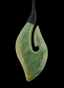 NZ Greenstone Matau Hook - 112mm - Trent Laurie #AS402