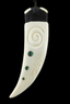 Large Tooth Bone Carving Necklace - 140mm #4