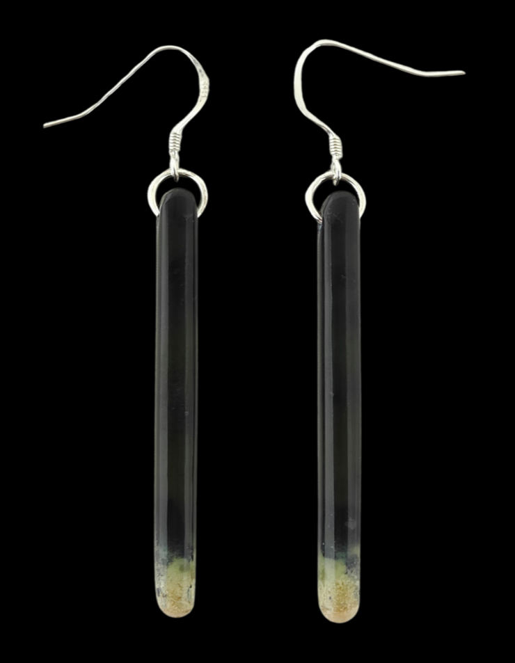 NZ Greenstone Earrings 50mm #AS119