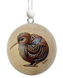 Christmas Bauble - Wood - Natural Kiwi Pip