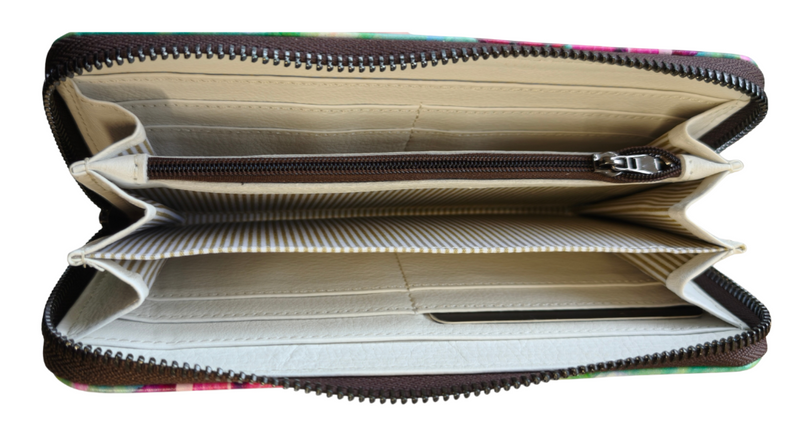 Long Leather Wallet - Fantail