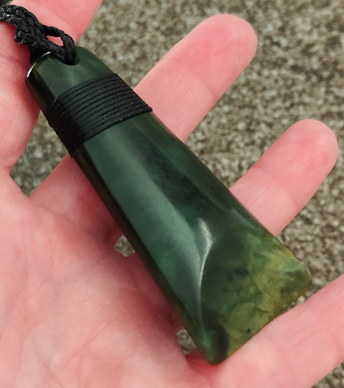 NZ Greenstone Toki - 70mm - Ewan Parker - #122