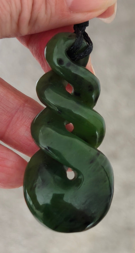 NZ Greenstone Quadruple Twist - 55mm