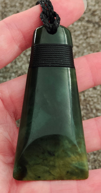 NZ Greenstone Toki - 70mm - Ewan Parker - #122
