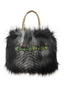 NZ Made Fur Bags - Black Ruru