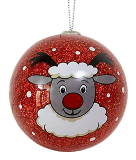 Christmas Bauble - Reindeer Sheep