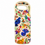 A wine cooler bag featuring a vibrant, colorful folk-art style print of birds, flowers, and leaves, shown against a plain white background.