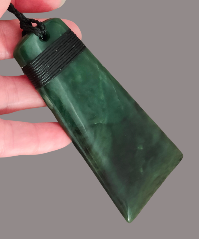 NZ Greenstone Toki - 95mm - Ewan Parker - #124