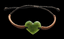 NZ Pounamu Greenstone Heart Cord Bracelet #09D
