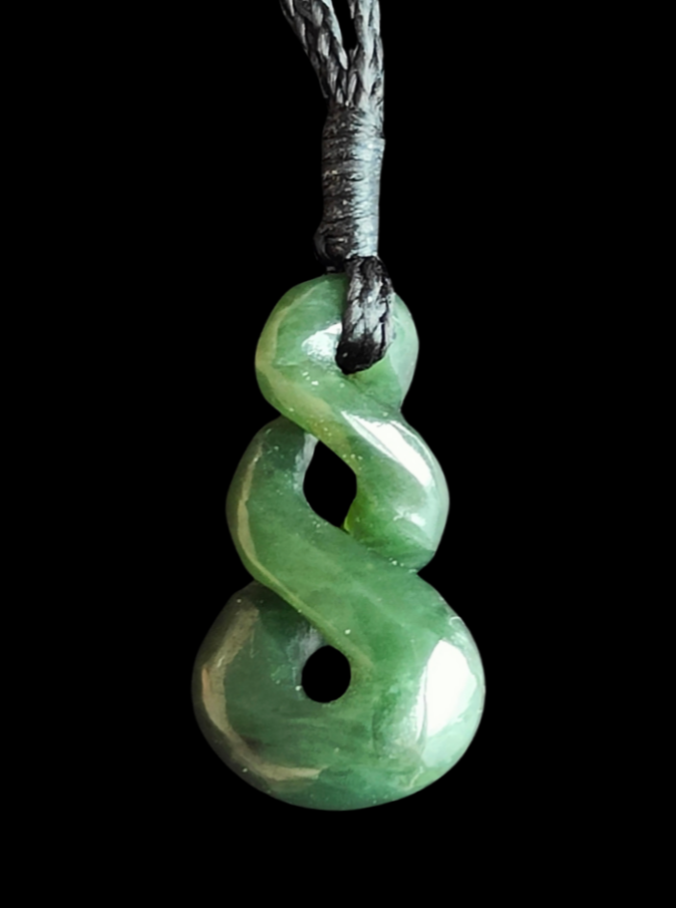NZ Greenstone Little Double Twist - 21mm #62-P