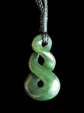 NZ Greenstone Little Double Twist - 21mm #62-P