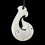 Hook Bone Carving - Carved by Peter Mitchell, NZ - #013