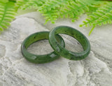 Jade Ring - 4mm Wide - Size 6.5, 7.5 And 9
