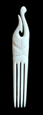 Heru Hook Bone Carving - Comb Hair Piece