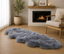 Large Double Sheepskin Rug - Grey - NZ Made