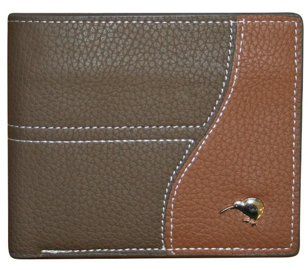 NZ Kiwi Wallet Brown/Tan