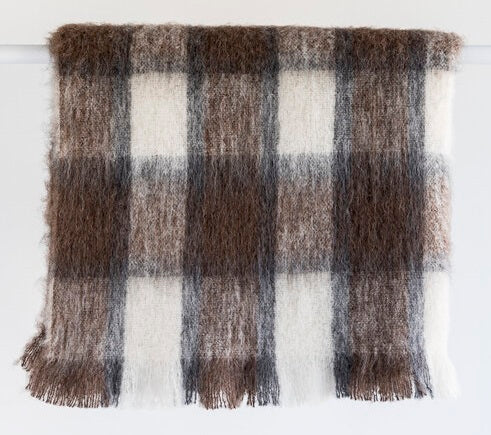 Windermere Alpaca Blanket Throw - Plateau