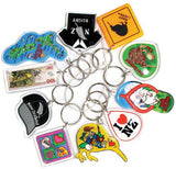 10 Pack NZ Keyrings