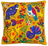 Cushion Cover - Kiwi Birds - Gold