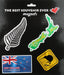 4 Pack Foil NZ Icons Magnets