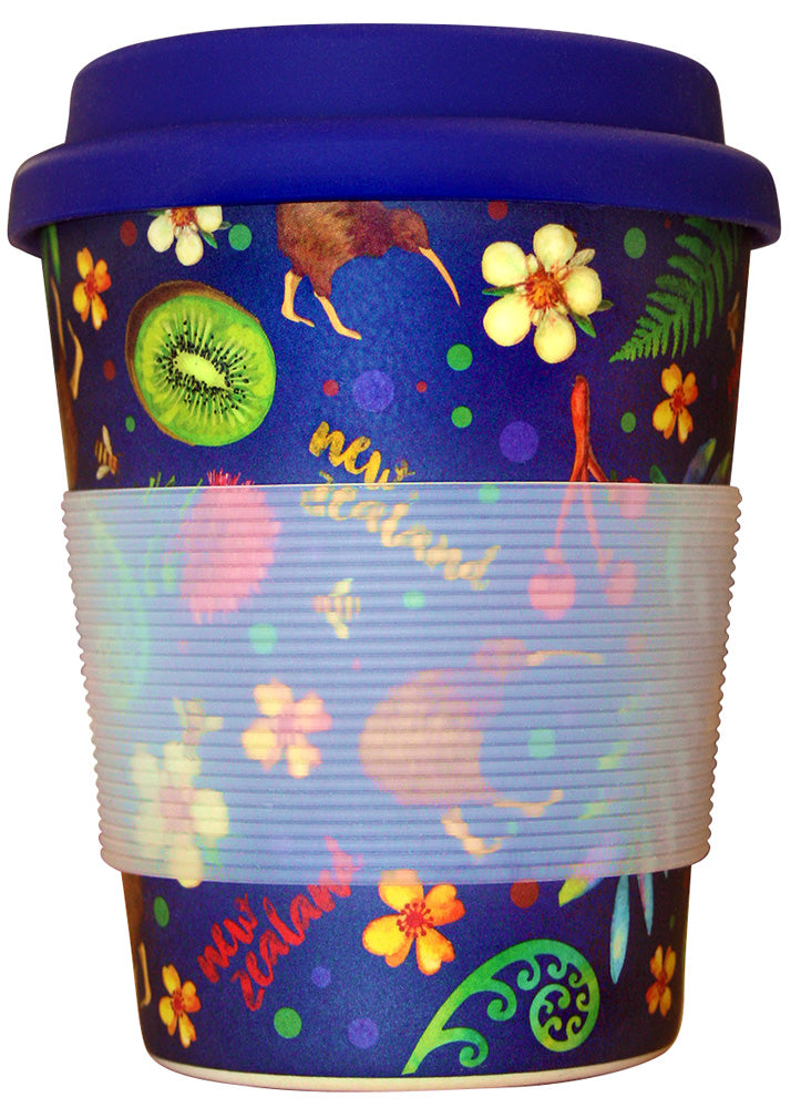 Kiwiana - Bamboo Coffee Cup