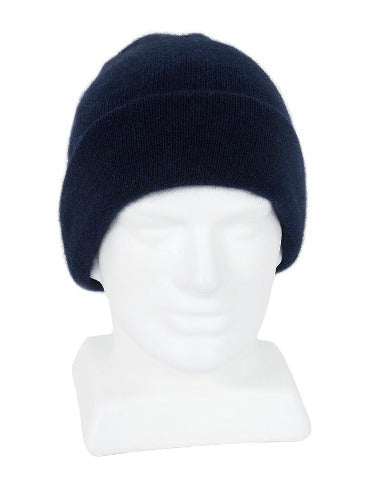 Lothlorian Possum & Merino Unisex Beanie, Midnight Navy