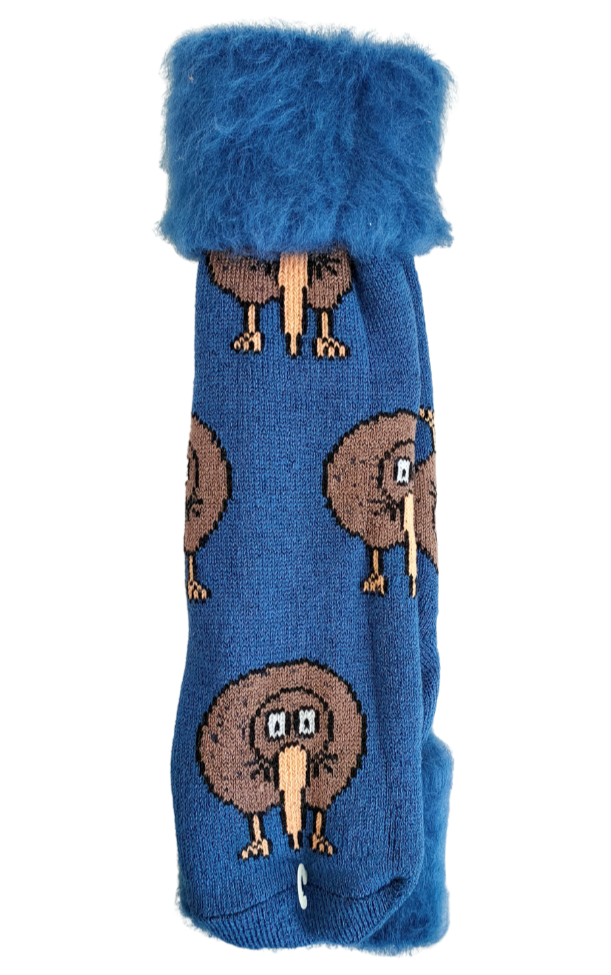 Kiwi Comfort Bedsocks - Denim