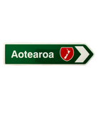 Road Sign Magnet - Aotearoa Map