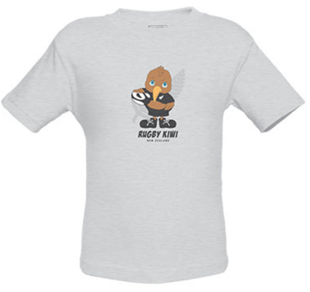 Rugby Kiwi Kids T-Shirt - Sizes 2-10yrs