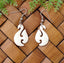 Small Hook Bone Carving Earrings