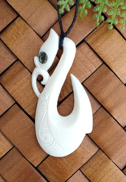 Manaia Bone Carving Pendant #41
