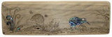 NZ Made Wood & Paua Wall Hanging - Kiwi & Fern