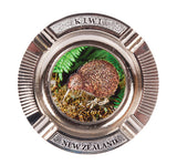 Mini Metal Ashtray - Kiwi - 8cm