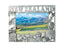 NZ Icons Metal Photo Frame - Silver - Large