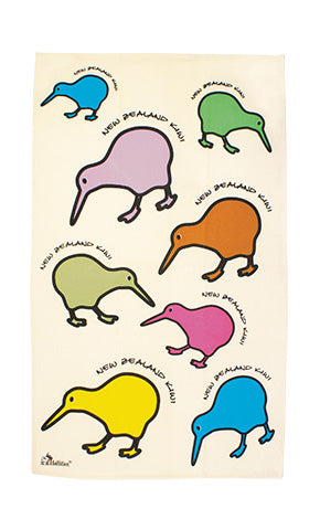 NZ Kiwis Tea Towel