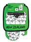Pot Holder and Oven Glove Set - NZ Sheep