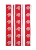 Kiwi on Red Tea Towel