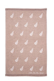 NZ Fern on Tan Tea Towel