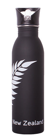 NZ Fern Black Drink Bottle 700ml
