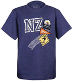 NZ Patches Navy Kids T-Shirt - Sizes 2-14yr