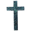 Paua Ornamental Resin Cross - NZ Made