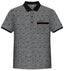 Men's Grey Marl Polo Shirt - Ferns And Kiwi
