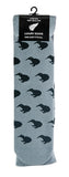 Unisex Luxury Long Socks - Kiwi - Grey
